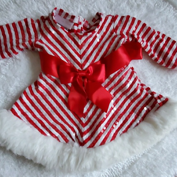 Bonnie Baby Red Santa Dress
